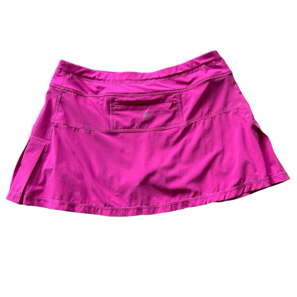 Athleta Warrior skirt tennis golf skirt built in shorts magenta pink size small - Picture 2 of 10